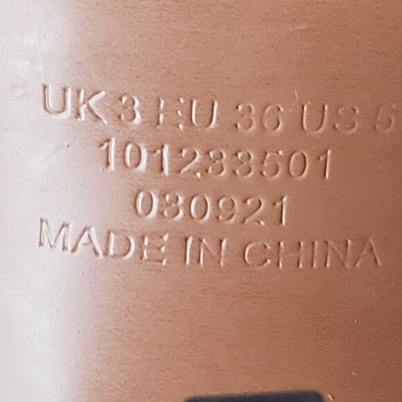 ASOS DESIGN Nina strappy tie leg heeled sandals in black size 5 - Picture 14 of 15